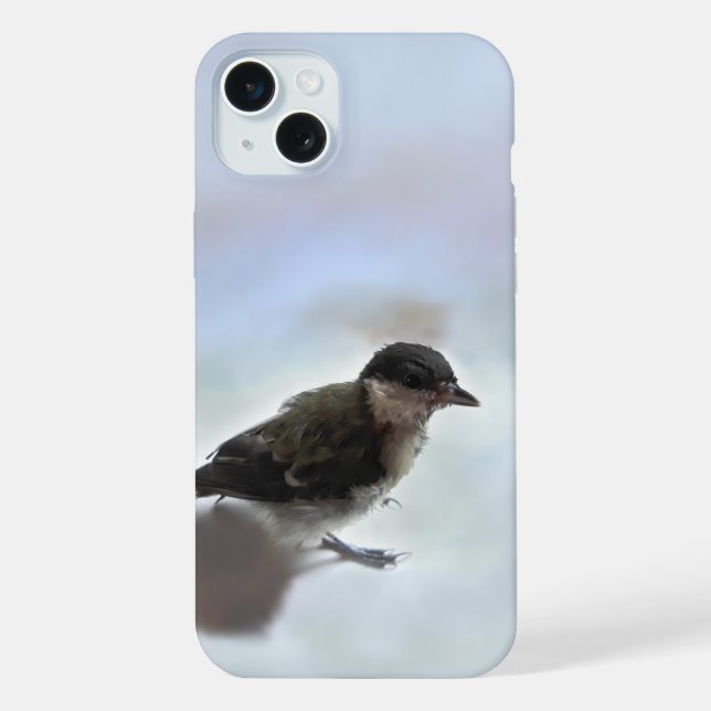 Tidi my Bird the Parus Major iPhone Case (Back)