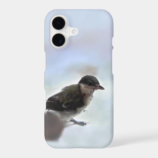 Tidi my Bird the Parus Major iPhone Case (Back)