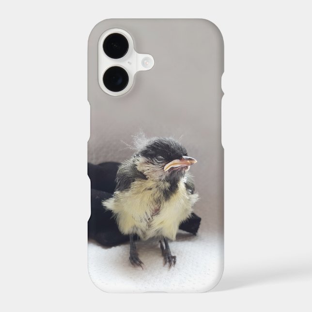 Tidi my Bird the Parus Major iPhone Case (Back)