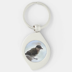 Tidi my Bird the Parus Major Key Ring