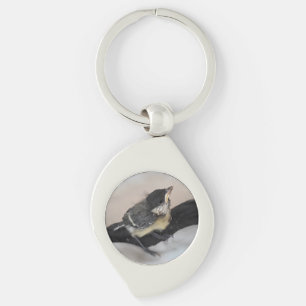 Tidi my Bird the Parus Major Key Ring