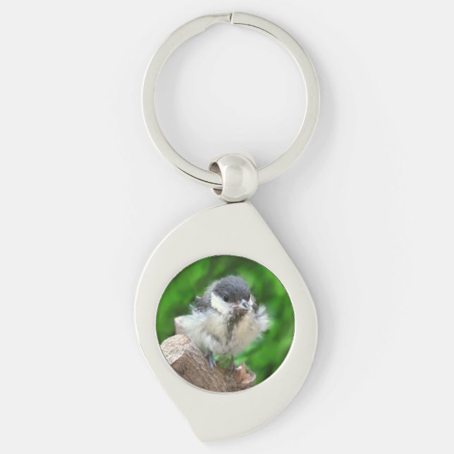 Tidi my Bird the Parus Major Key Ring (Front)