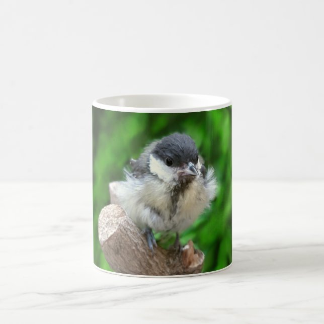 Tidi my Bird the Parus Major Magic Mug (Center)