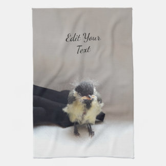Tidi my Bird the Parus Major Tea Towel