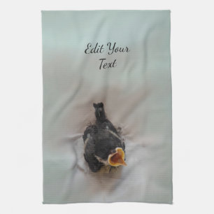 Tidi my Bird the Parus Major Tea Towel