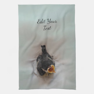 Tidi my Bird the Parus Major Tea Towel