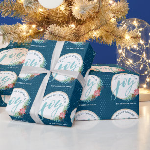 Tidings of Comfort & Joy Christmas Wrapping Paper
