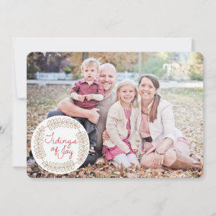 Tidings of Joy - Photo Christmas Card