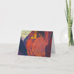 Tidings of the Eagle, 1927 by Nicholas Roerich Thank You Card