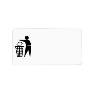 Tidy Man Address Label