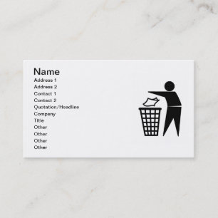 Tidy Man Business Card