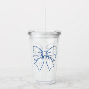 Tie Acrylic Tumbler