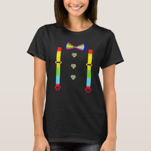 Tie And Braces Autism Awareness Autism Speaks T-Shirt