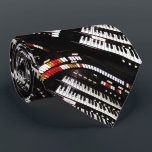 Tie, Antique Organ Keyboard, Pattern Repeats Tie<br><div class="desc">This colourful tie is decorated with my original photo of an antique Welty organ keyboard.  It is a great Christmas or Father's Day gift for your dad,  husband,  brother - anyone who loves music,  musical instruments,   or is a musican ...    All Rights Reserved © 2013 Alan & Marcia Socolik</div>
