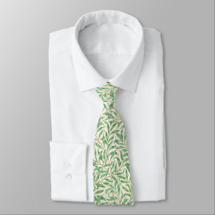 Tie Art Nouveau Style Willow Bough Pattern