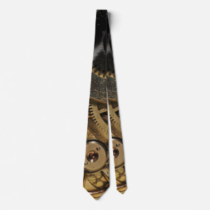 Tie: Brass Hearted. Watch Mechanism Tie