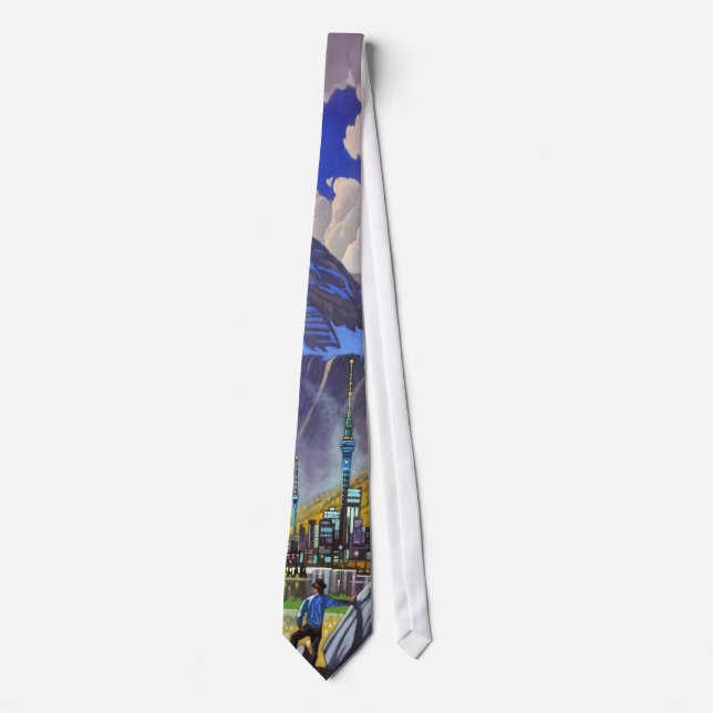 Tie by Art West - The Three Towers (Front)