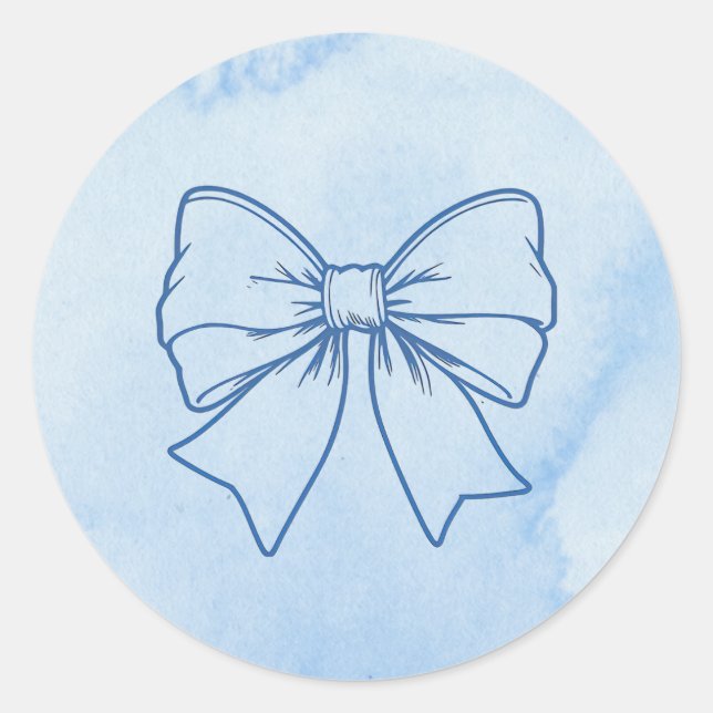 Tie Classic Round Sticker (Front)