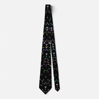 Tie colourful diamonds on black