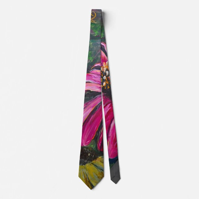 Tie: coneflower tie (Front)