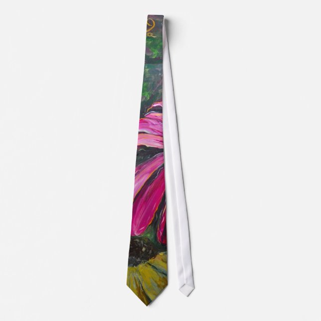 Tie: coneflower tie (Front)