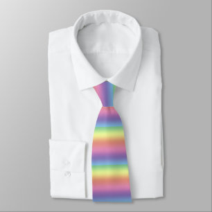 Tie (dbl side) - Rainbow stripes