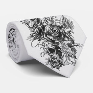 Tie/Dragon Skulls Tie