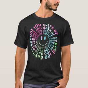Tie Dye 100 Days Of School Teacher Student 100th D T-Shirt