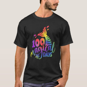 Tie Dye 100 Mermazing Days Of School Mermaid Teach T-Shirt