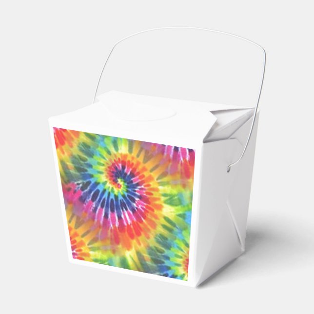 Tie Dye 2 Favour Box (Front Side)