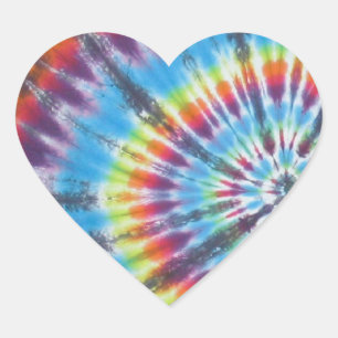 Tie Dye 2 - Most Popular Heart Sticker