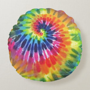 Tie Dye 2 Round Cushion