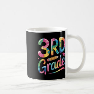 Tie Dye 3rd Grade Vibes Teacher First Day Of Back Coffee Mug
