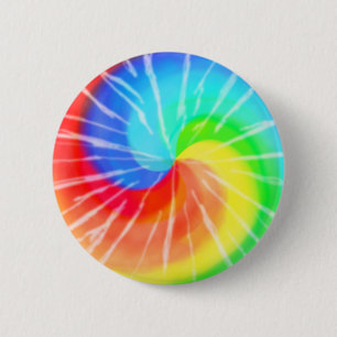 Tie-dye 6 Cm Round Badge