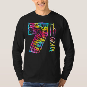 Tie Dye 7th Grade Team Seventh Grade Back To Scho T-Shirt