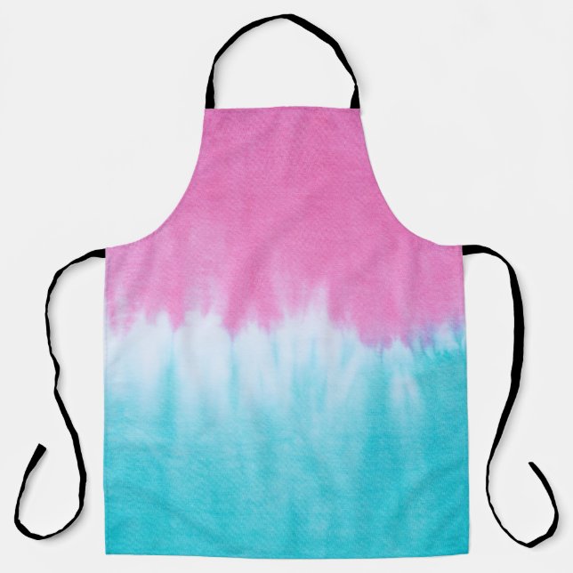 Tie-Dye Abstract: Cotton Fabric Design. Apron (Front)