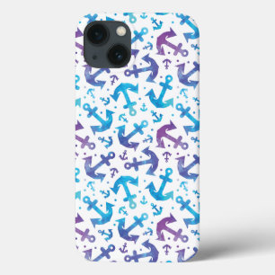 Tie Dye Anchor Pattern 2 iPhone 13 Case