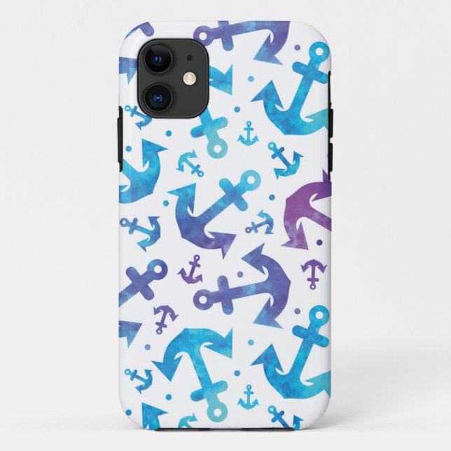 Tie Dye Anchor Pattern 2 Case-Mate iPhone Case (Back)