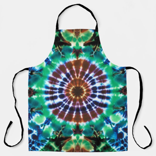 Tie Dye Apron in Earthtones (Front)