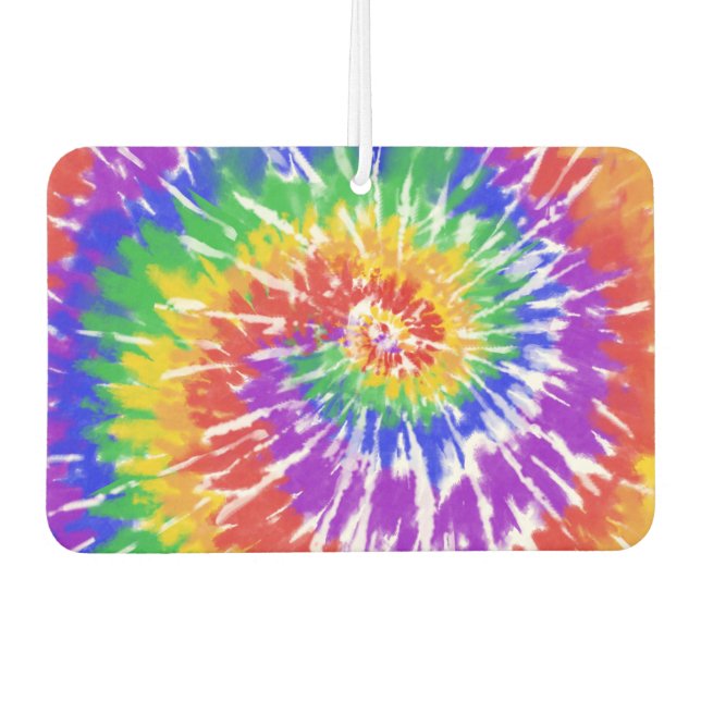 Tie Dye Auto Accessories Car Air Freshener (Front)