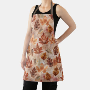Tie Dye Autumn Leaves Apron
