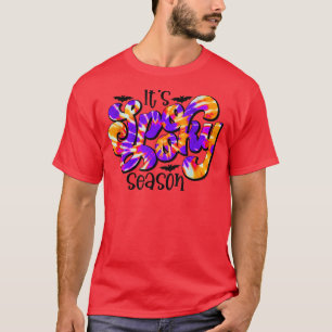 Tie Dye Autumn vibes It's Spooky season Halloween T-Shirt