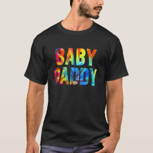 Tie Dye Baby Daddy Father's Day Dad Papa Father T-Shirt