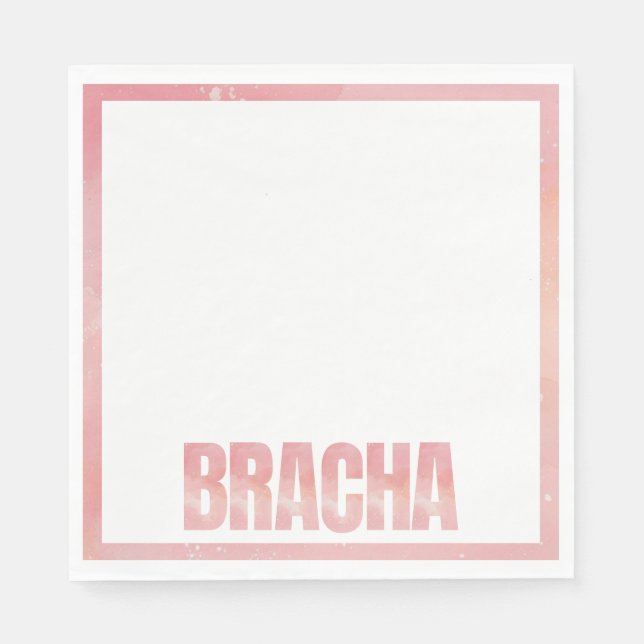 Tie dye bas mitzva birthday Napkin1 Napkin (Front)