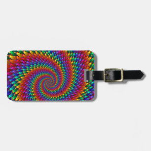 Tie Dye Basic Luggage Tag
