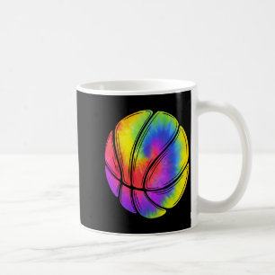 Tie dye basketball american for boys men sports t coffee mug