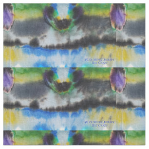 Tie-Dye Bat Crazy Fabric