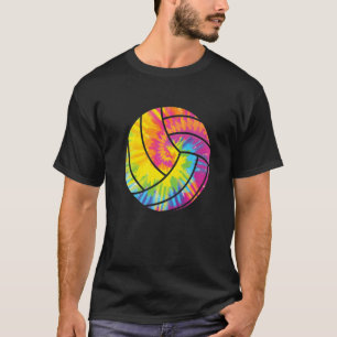Tie Dye Beach Volleyball Retro Setters Players Co T-Shirt