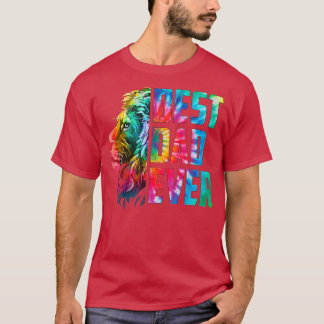Tie Dye Best Dad Ever Promoted To Dad EST 2022 Fat T-Shirt