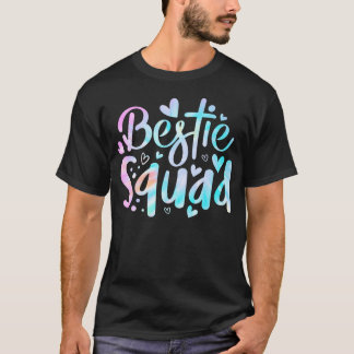 Tie Dye Best Friend Matching Bestie Squad Bff Cute T-Shirt